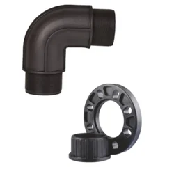 2 Inch Elbow with Slip On Flange, 8 Nut Bolt, Washer & 2 Gasket